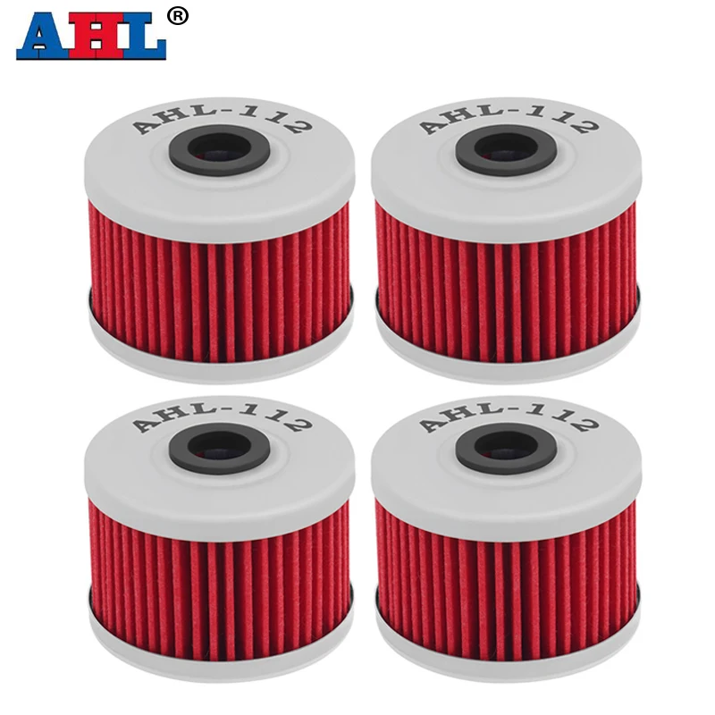 1/2/3/4 Uds piezas de motocicleta filtro de aceite para HONDA NX650 DOMINATOR 650 NX650DOMINATOR 650 NX 650 DOMINATOR 1988-2002