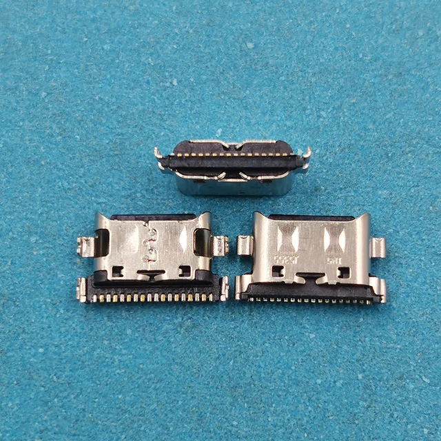 50-100 SZTUK Port ładowania USB Gniazdo ładowarki dokującej do Samsung Galaxy A20 A205F A30 A305F A40 A405F A50 A505F A70 A705F
