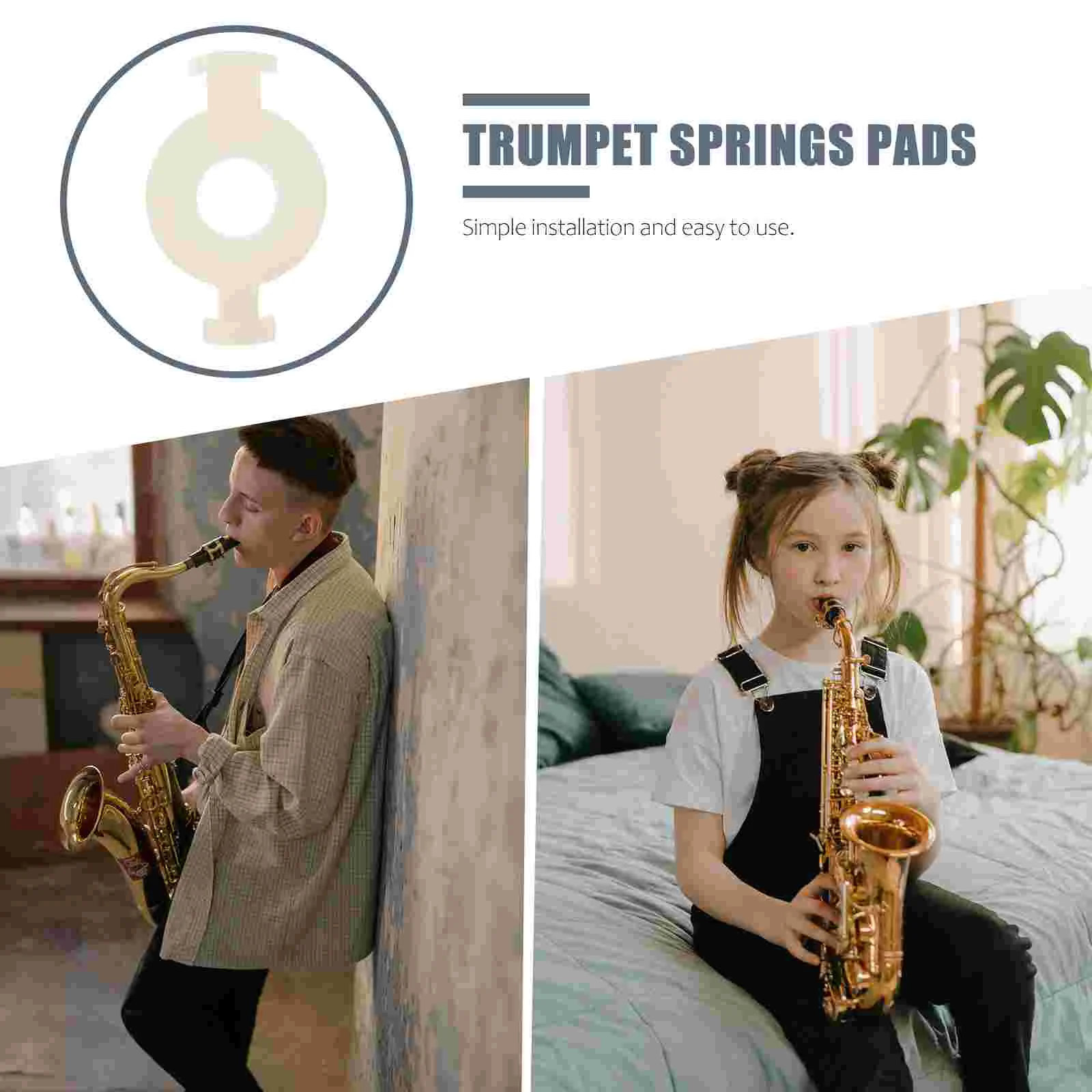 3 Pcs Small Piston Holders Instruments Trumpet Button Spring Pads Useful Plates Pallet Springs Plastic Alto Horn Valves