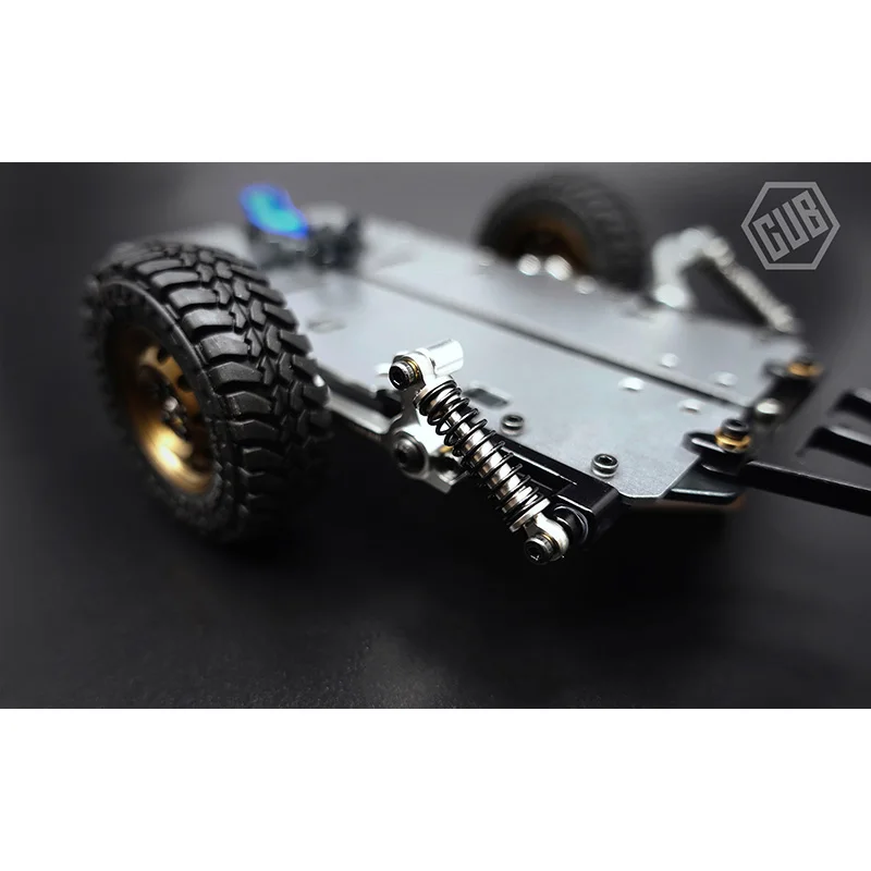 Metalen Zware Trailer B Voor 1/18 RC Crawler Auto CAPO CUB1 Modellen Motorfiets Deel TH19803