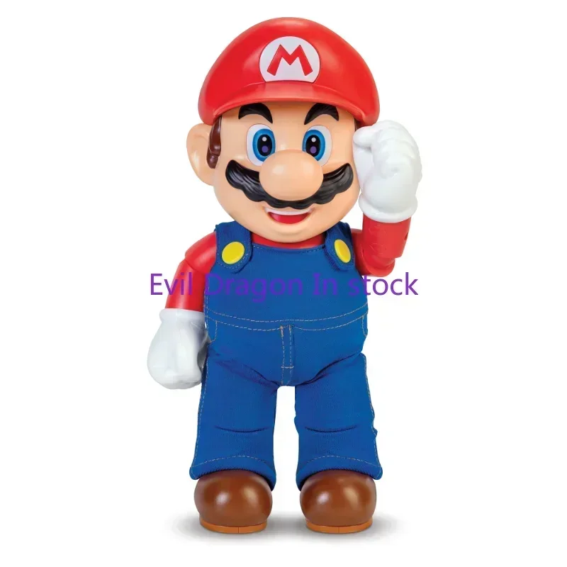 جاكس الأصلي سوبر ماريو فلاش لعبة أنيمي نموذج لجسم دمية ماريو 36 سنتيمتر يمكن أن يجعل صوتًا في المخزون