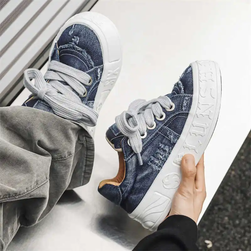 

Перфорированные кроссовки для взрослых из экокожи, офисные кроссовки, мужские деловые платья, спортивные модели 2025 года, роскошные модели