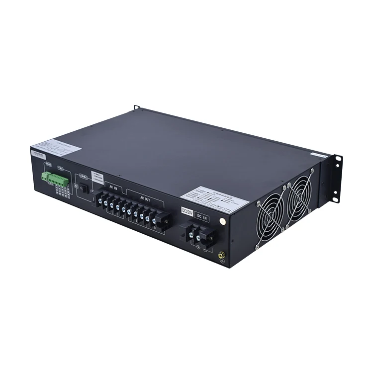 2U Rack Mount 48V 110V 220V to 220VAC 5KVA 3500W Pure Sine Wave Inverter