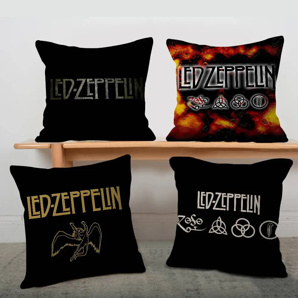 Vintage Band L-Led Z-Zeppelin Cushion Cover Pillowcase Upholstery Sofa Throw Pillow Home Decor Pillowcas