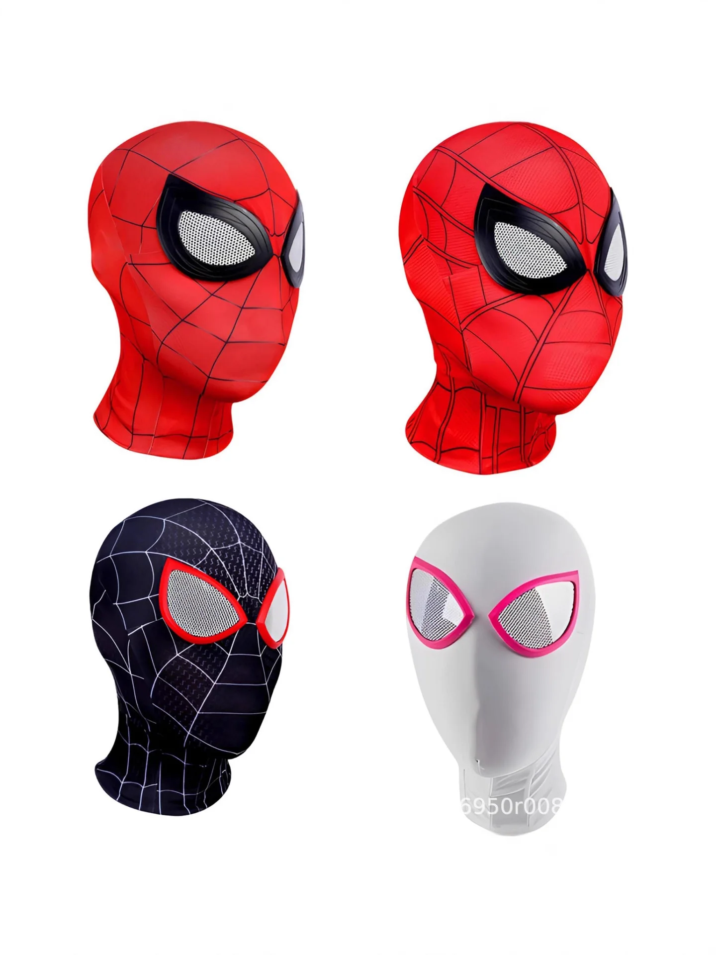2026 New Gwen Stacy Mask for Adults, Superhero, Iron Man, Cosplay, Miles Morales, Spiderman, Halloween Costume Props Headgear