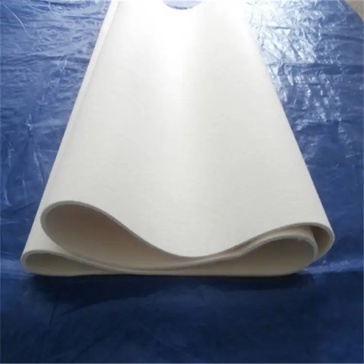 Thickness 8mm White Blanket for 600*1900mm Sublimation Roll Machine