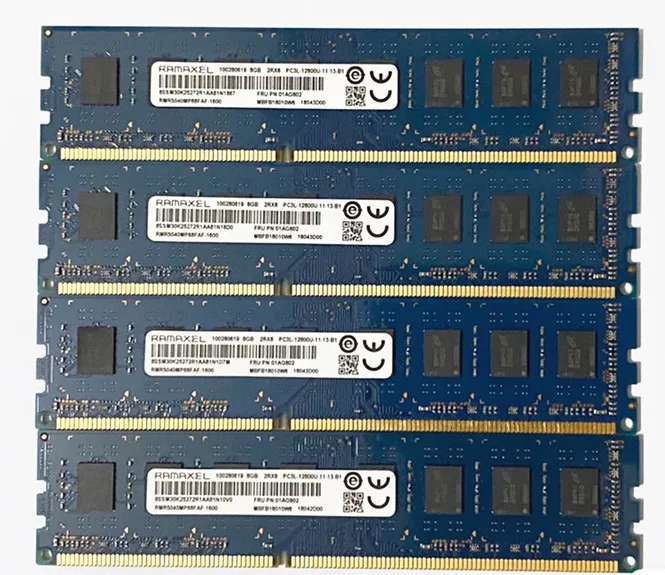 

RAMAXEL DDR3 8GB 1600MHz RAMs DIMM 240PIN DDR3 PC3L-12800U Desktop Memory