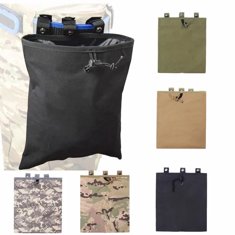 MOLLE Magazine Dump Pouch Bag, Tactical Mag Drop Pouch, Recycling Bag, Storage Bag