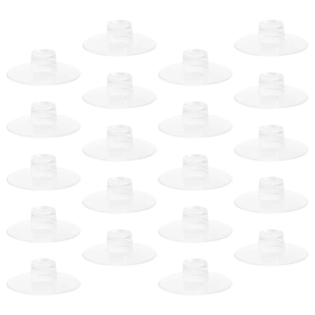 20 قطعة كابل شفط كأس لاصق مسطح للجدران البلاطية توفير المساحة إدارة الأسلاك كليب للمطبخ المنزلي #1