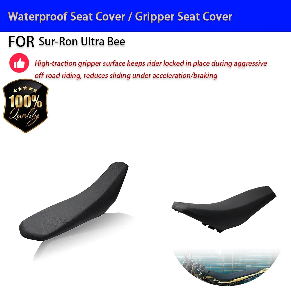 For Sur-Ron Ultra Bee Waterproof Seat Cover Gripper Anti-Slip PVC 600D No-Drill Accesorios Moto Accessori Moto