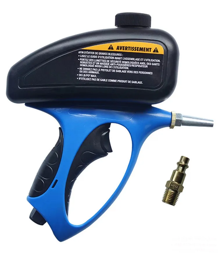 Small mouth pneumatic sandblasting gun,  gun, glass  gun, anti-rust sandblasting gun