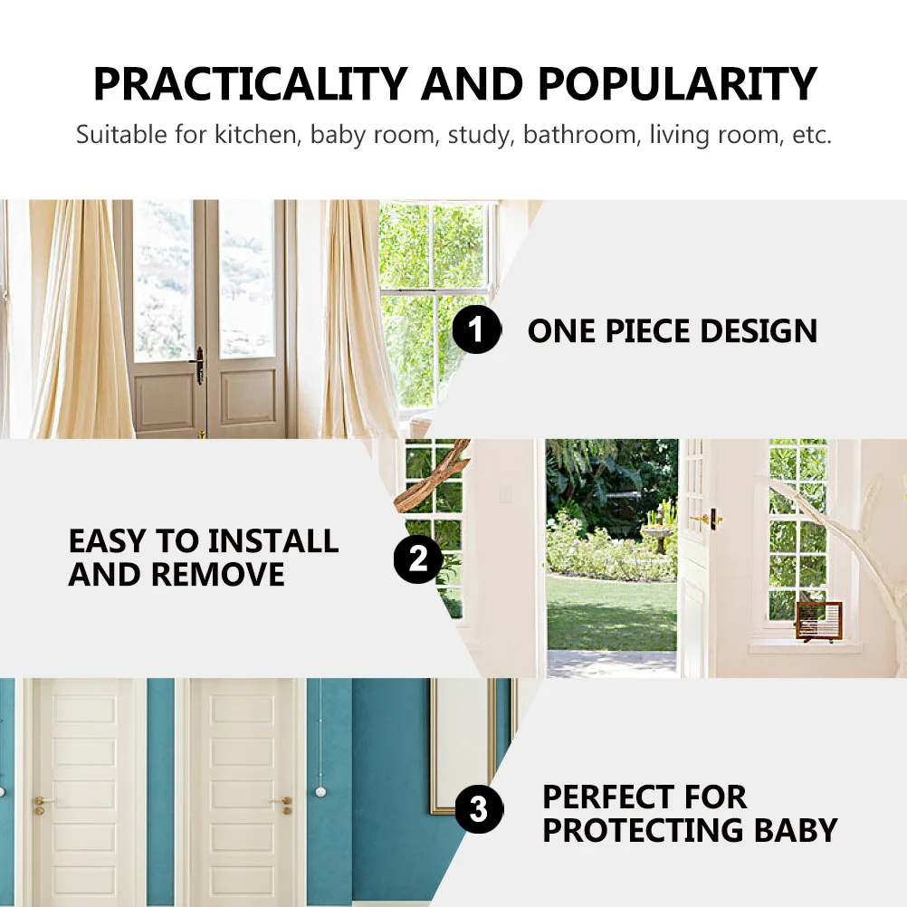 

1pc Door Handle Safety Stopper Silicone Anti-Pinch Cover For Baby Finger Protection Childproofing Door Handle Accessories