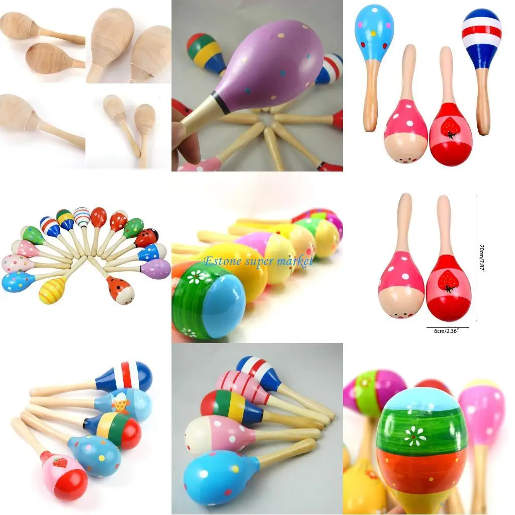 090B Baby Sand Hammer Instrument zabawki narzędzie do wczesnej edukacji grzechotka dla chłopców dziewcząt