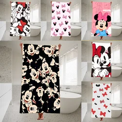 M-Mickey M-Minnie M-Mouse Towel Quick Drying Pure Cotton Polyester Thick Bath Towel For Children And Adults, Sports Travel