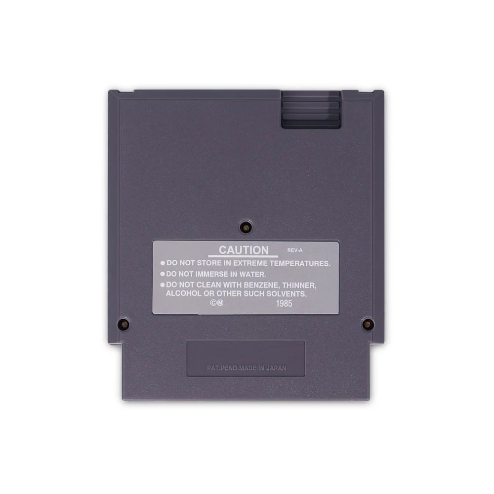 بطاقة ألعاب الحركة المحظورة ثلاثية الأبعاد لخرطوشة ألعاب الفيديو NES 72 Pins 8bit لوحدة التحكم نينتندو