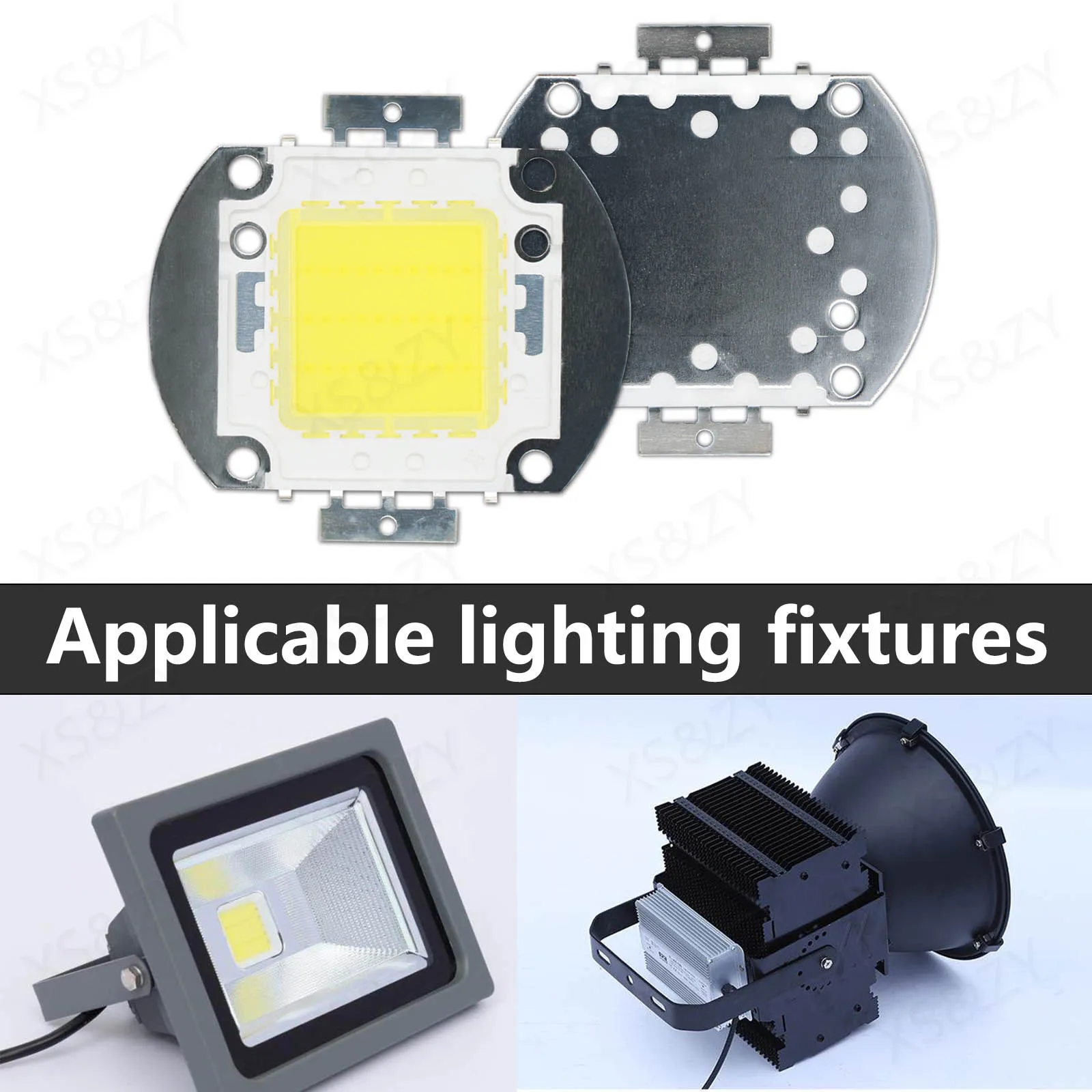 LED Beads 10W 20W 30W 50W 100W Integrated Light Source Warm Color White DC12-14V DC30-32V All Copper Bracket For Flood Light DIY