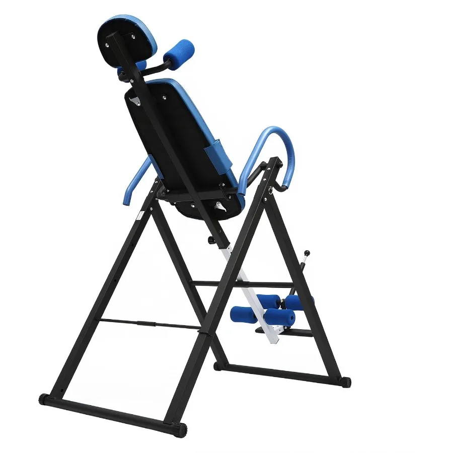 طاولة انعكاس 330 رطل قابلة للطي مع حزام حماية قابل للتعديل وحوامل الكاحل لتخفيف الآلام المزمنة