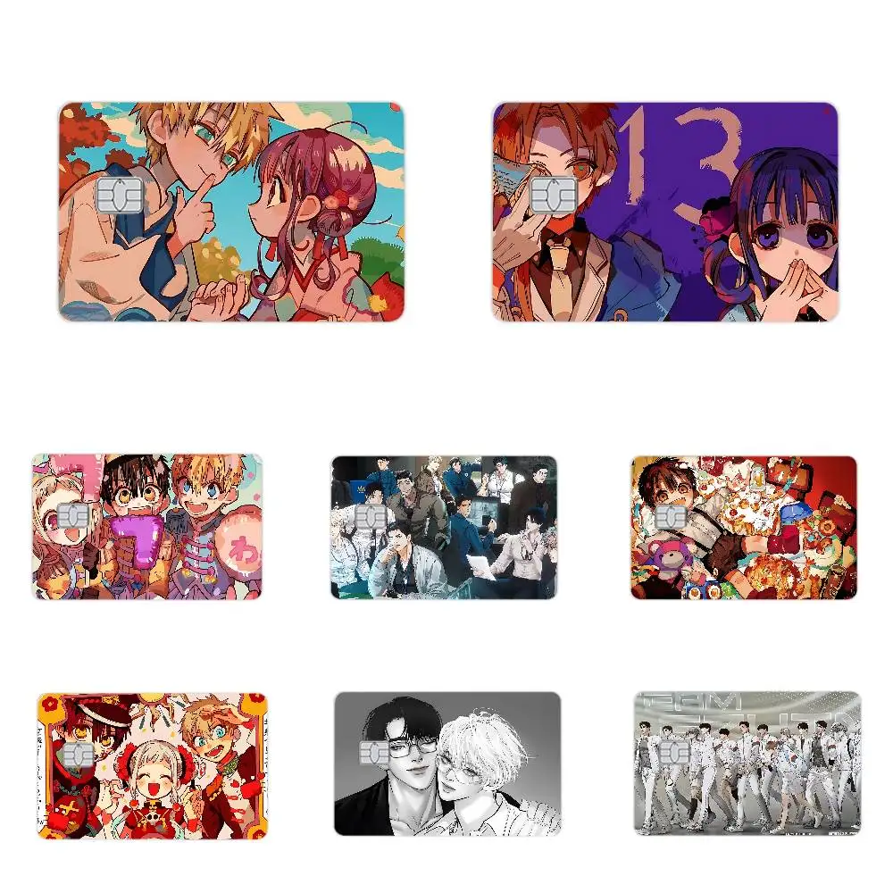 

Jibaku Shonen Hanako-kun Credit Card Skin Stickers Matte Anti Scratch Suitable For VISA Card Bus And Subway Contactless IC Cards