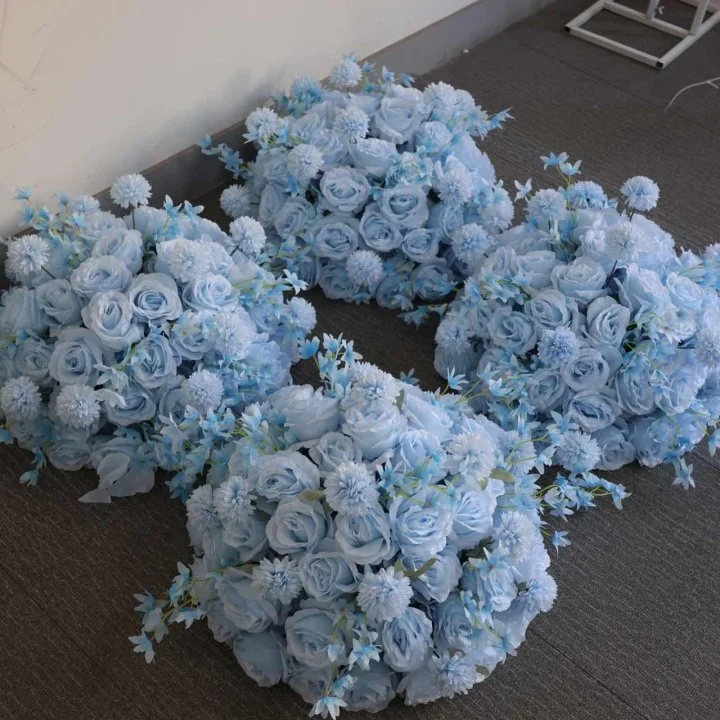 الفاخرة الأبيض روز ساكورا الزفاف استقبال كرة زهرية محور لطاولة اكسسوارات الديكور ترتيب الأزهار الحدث الدعامة