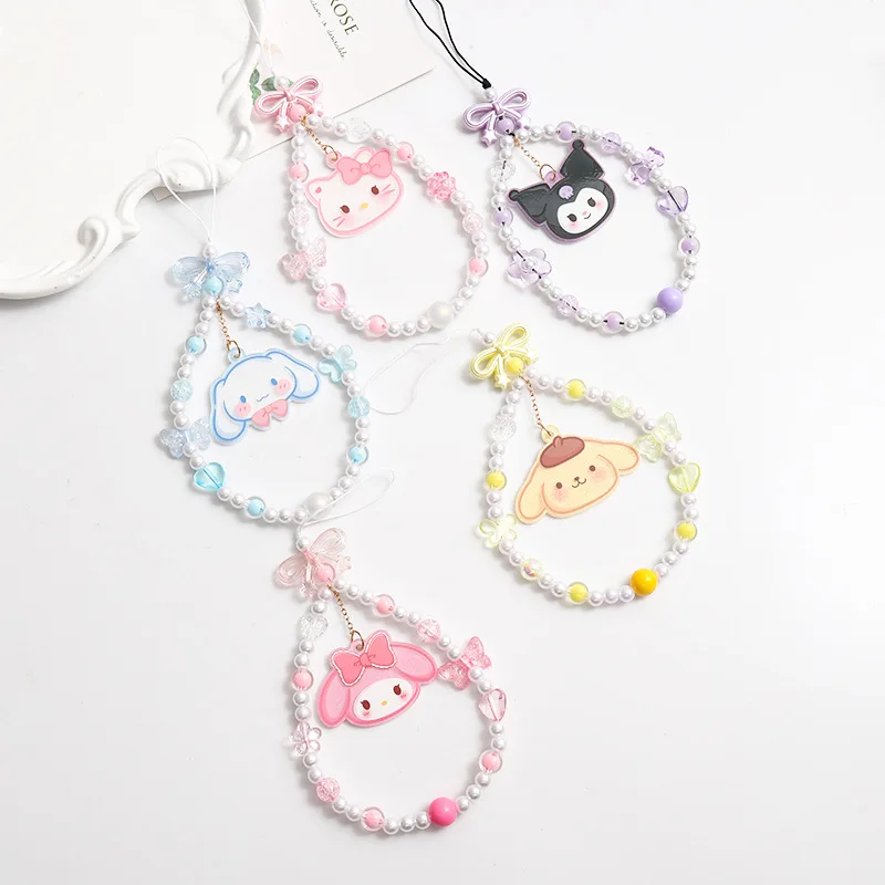 

Hello Kitty Pendant Sanlio Cute Anime Cartoon Creative Simple Multi Style Girl Key Phone Kawaii Pendant Gift