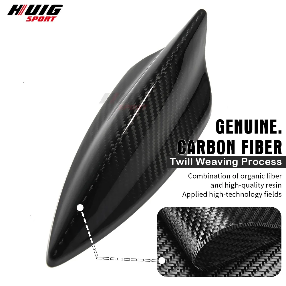 Car Antenna Roof Shark Fin Cap Cover Trim For Chevrolet Camaro LS LT1 LT SS Coupe Convertible 2016+ Real Carbon Fiber Accessory