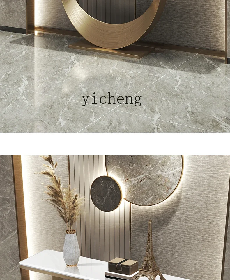 v9.7- Jane Luxury Jade Crystal Entrance Table Modern Minimalist  Platform Household  Entrance Entrance