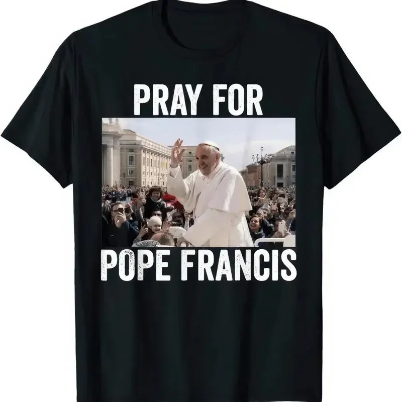 Graet New Pray For Pope Francis Christian Catholic T Shirt All Size