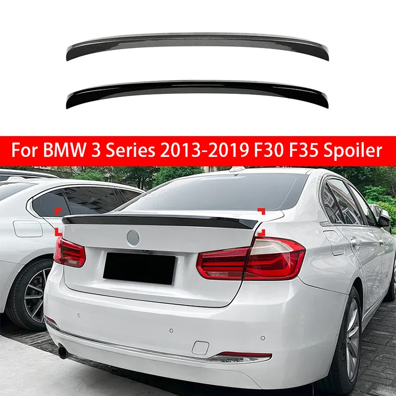 

For BMW 3 Series 2013-2019 F30 F35 Rear Case Cover Row Case Duck Tail Spoiler Tail Car Modification Accessories ABS Material