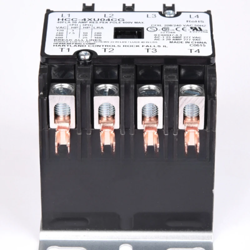 

208V-240V 40A HCC-4XU04CG Hartland Controls 4-pole AC contactor