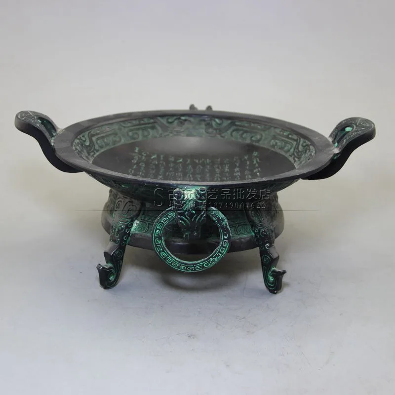 Make an old handicraft manufacturer spot copper Bronze Bronze Big Meaning Basin.