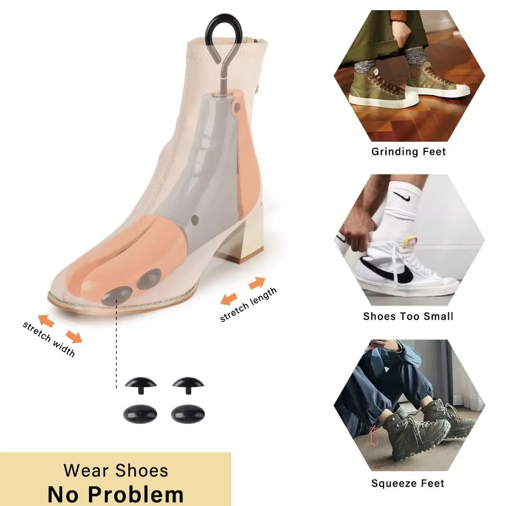 1 قطعة نقالة الأحذية العملية القابلة للتعديل أحذية عالمية متينة موسع حارس أشجار الأحذية إكسسوارات الأحذية