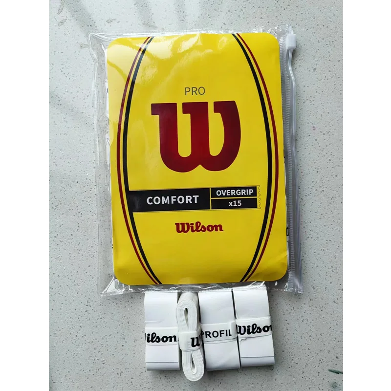 Wilson Tennis Overgrip Originele Badminton Handlijm Plakkerige Antislip Racket Overgrip Badminton Tennis Strand Racket Zweetband Grip