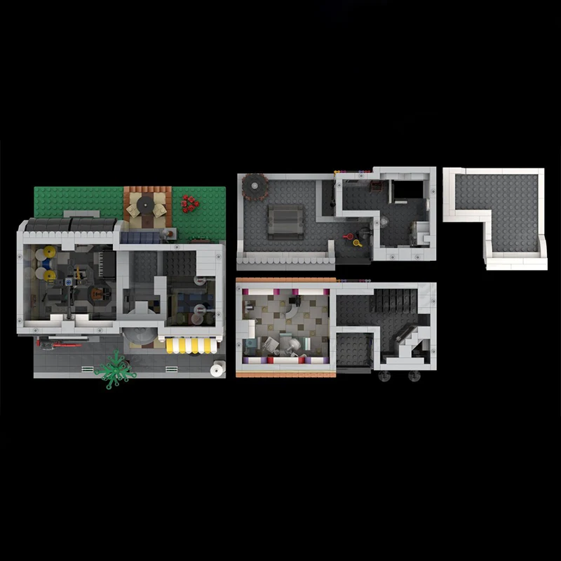 2510 Uds. Venta caliente MOC Oficina de dentista arquitectura clásica urbana modelo de construcción DIY bloques montaje juguete regalos de vacaciones