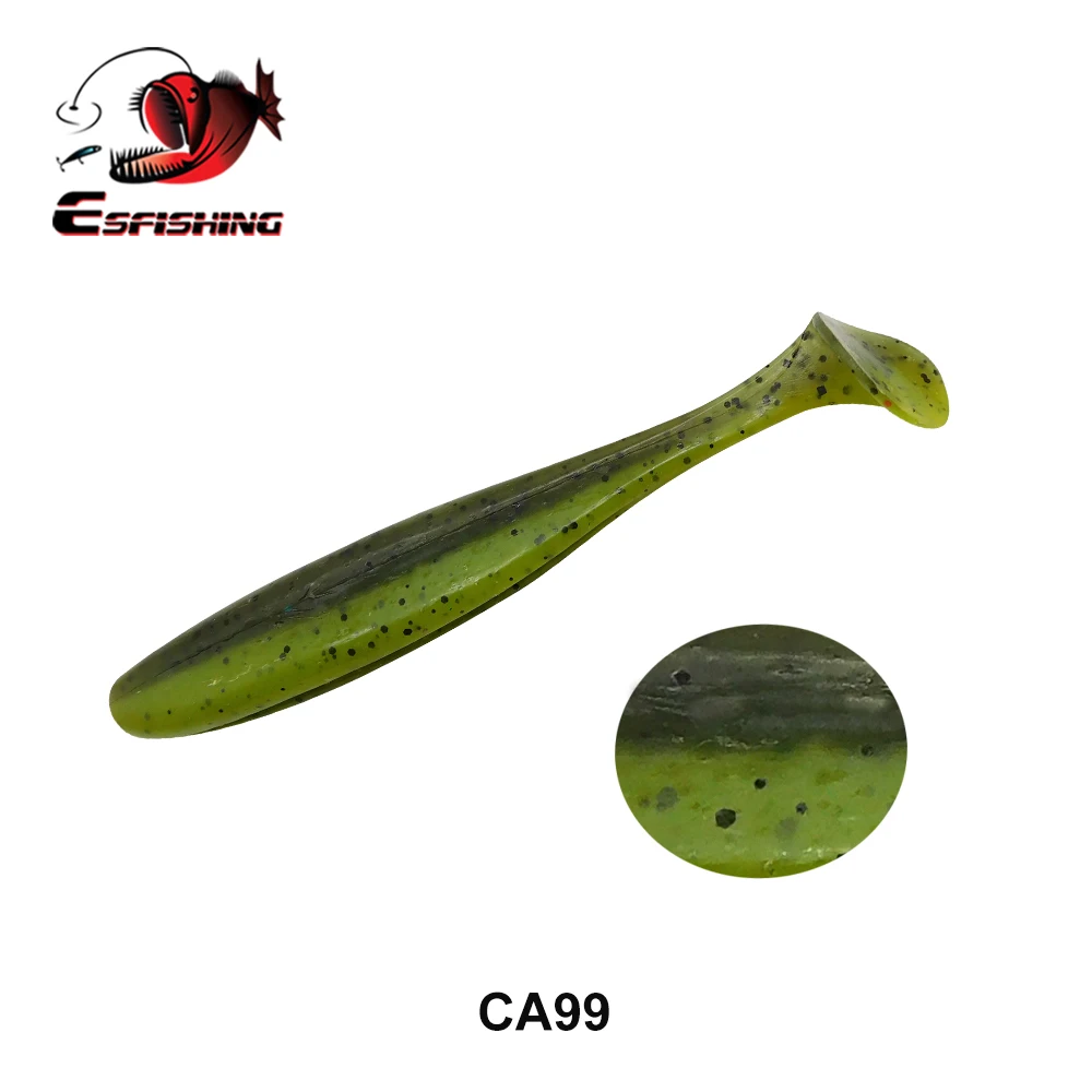 ESFISHING Angelköder 50mm 76mm 100mm 125mm 150mm 180mm ES Easy Shiner Isca Künstlicher Köder zum Angeln von Barsch, Hecht, Zander, Bass
