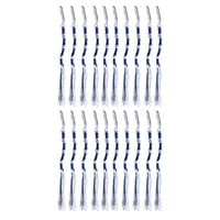 20 Uds. Borlas tejidas a mano para chal oración Tallit mesiánico chal oración Tallit