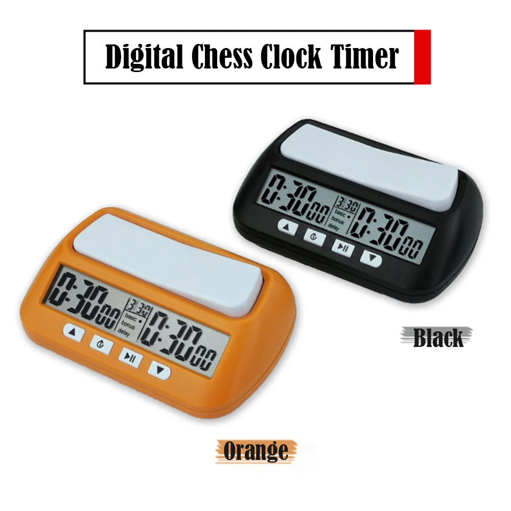 

3 in 1 Professional Chess Clock Digital Chess Timer Multipurpose Chess Game Timer Portable Competition Game Stopwatch Countdown
