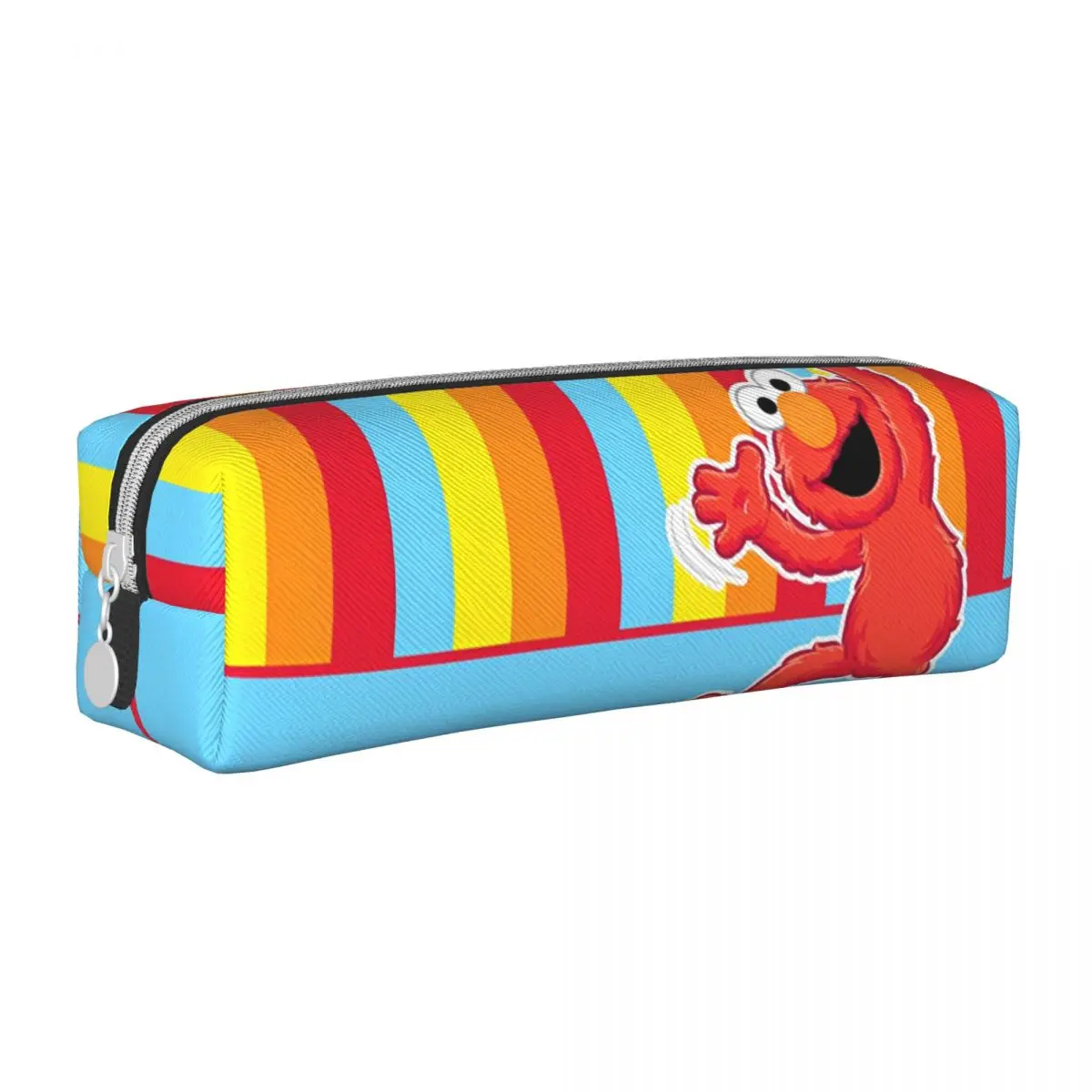 S-Sesame Streets Pencil Cases New Cookie Monster Cartooon Pen Bags Girl Boy Large Storage Students School Cosmetic Pencil Pouch