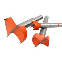 5pcs Set Carbide Material Positioning Hole Saw Kit 15-35mm Adjustable Size Punching Hole Opener Durable Woodworking Drill Bits