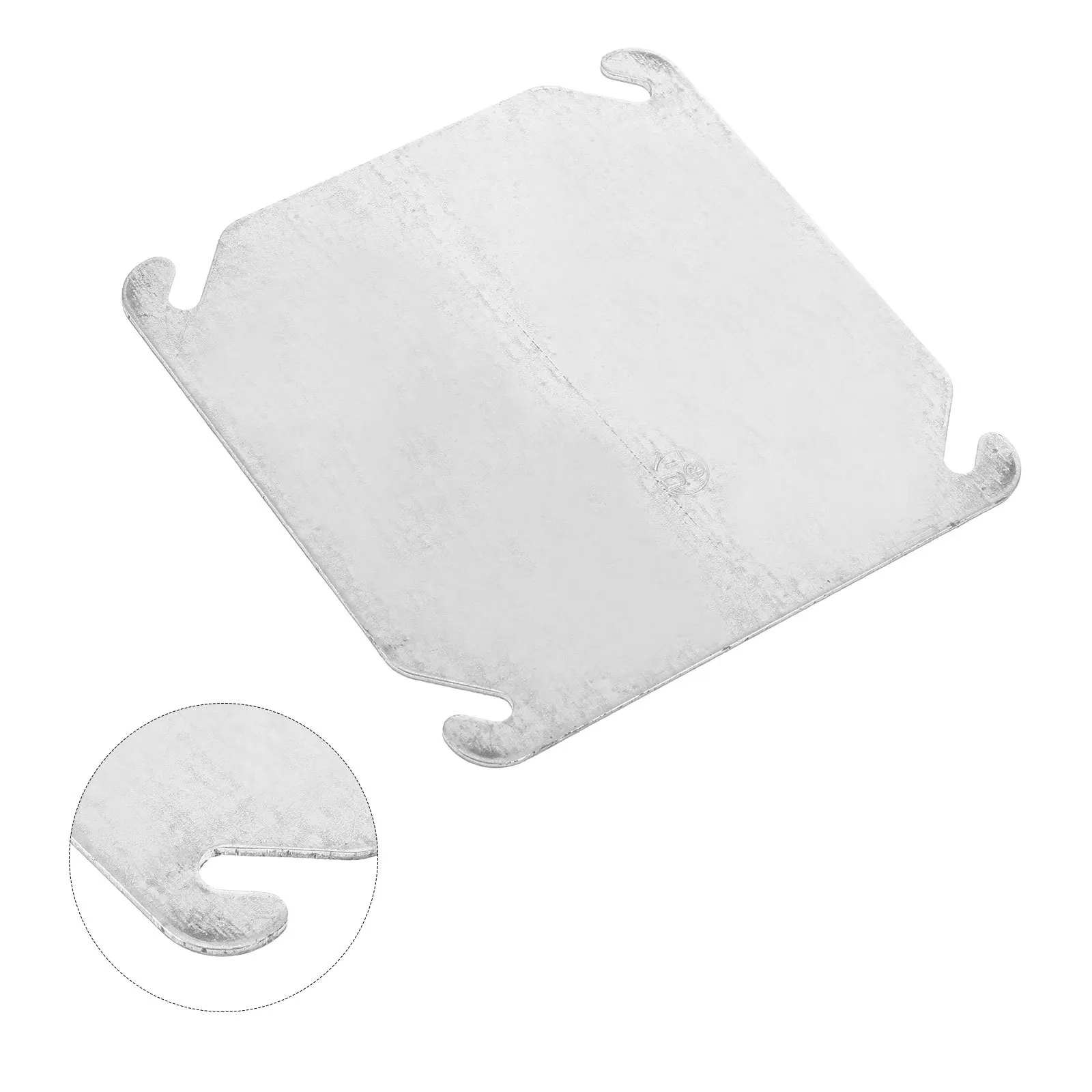 

Blank Outlet White Square Screwless Wall Plate For Electrical Outlets Durable Zinc Plated Thermoplastic Safety Terminal