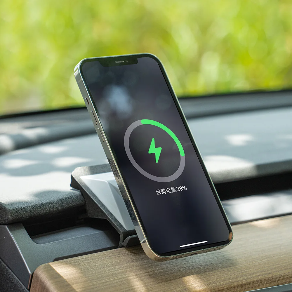 

For Tesla Model 3 Y15W Car Magnetic Wireless Charger iPhone 13 12 14 Pro Max Wireless Charging Car Charger Phone Holder