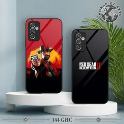 Red Dead Redemption 2 Phone Case For Samsung S20 S30 S32 S21 S23 S8 S9 S10E Note 20 10 Pro Ultra Plus Glass Cover