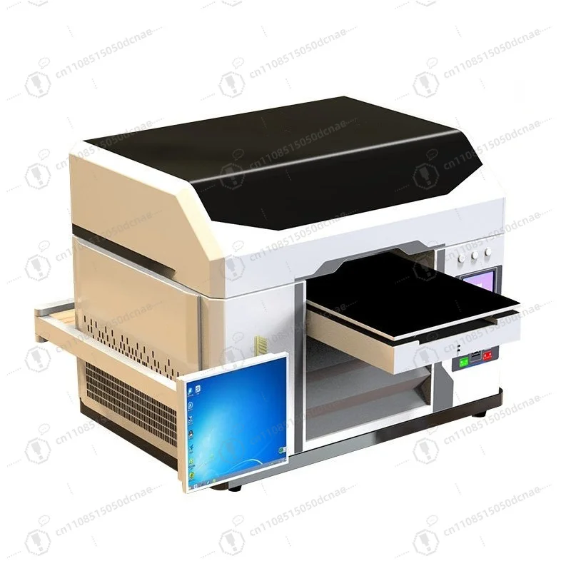 Multi Material Flat UV Printer Daily Processing Device For Metal Plate Leather Glass Vessel Box Phone Case Logo Printing