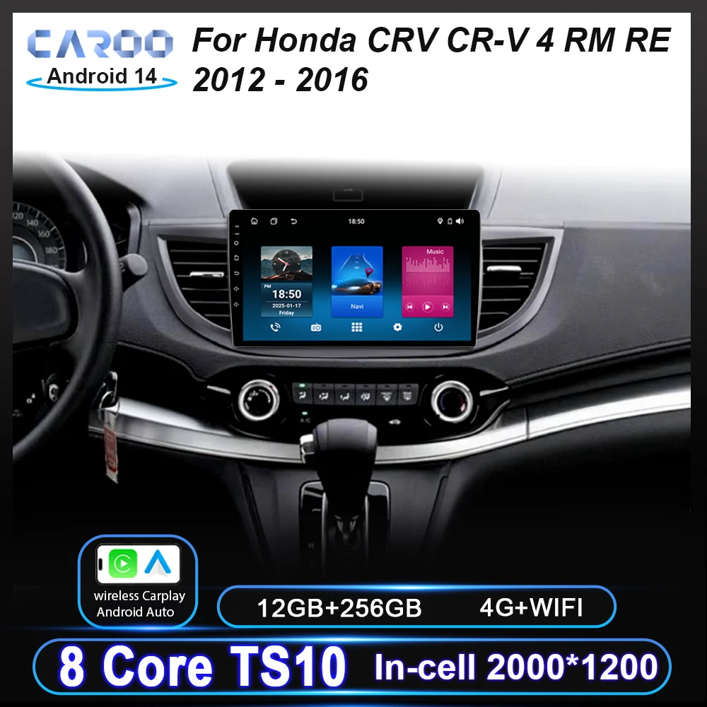 

Android Car Radio For Honda CRV CR-V 4 RM RE 2012 2013 2014 2015 2016 WiFi+4G Navigation GPS Multimedia Video Player Stereo DPS