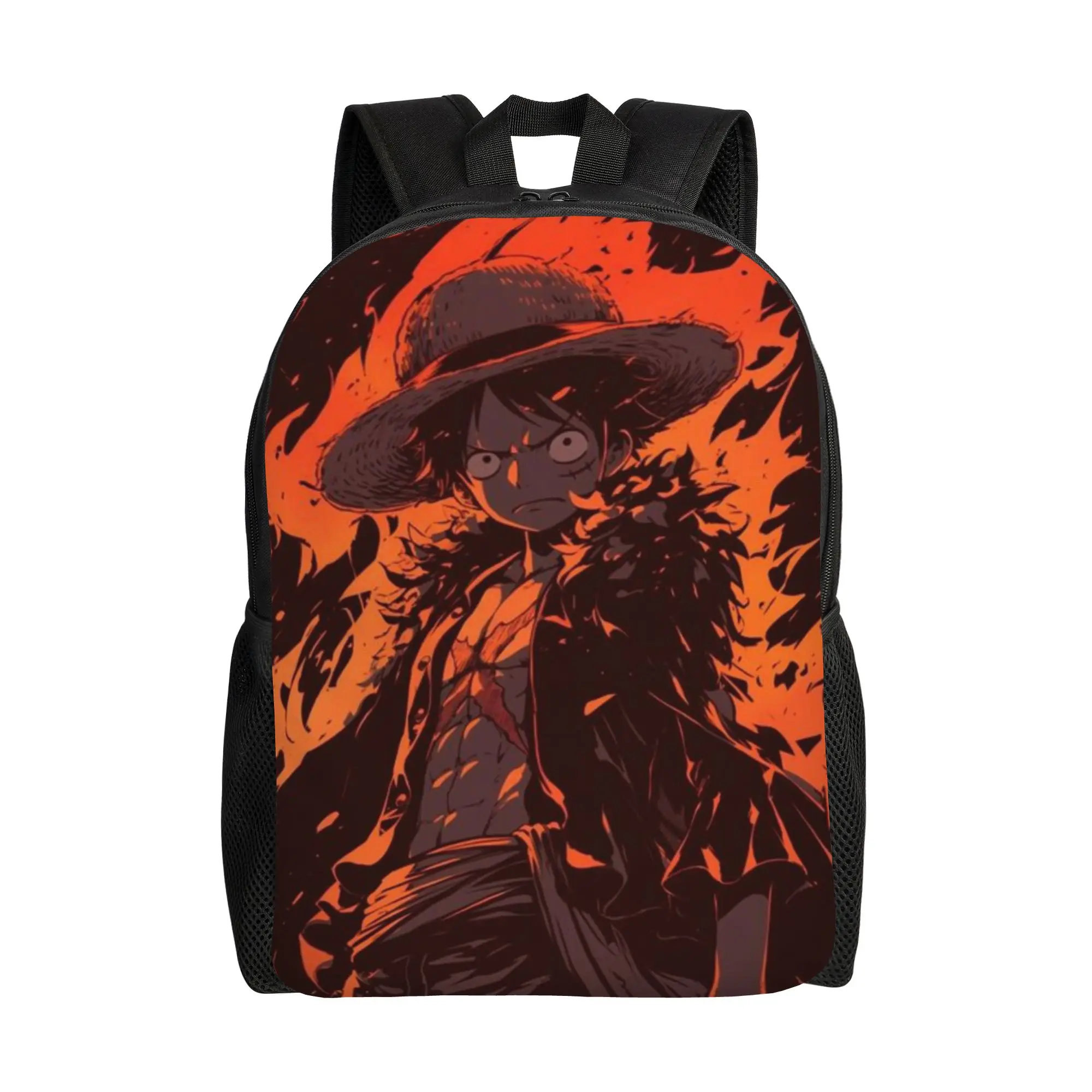 Back to school season Harajuku Design Pirate King Anime Bookbag One Piece For Women Backpack