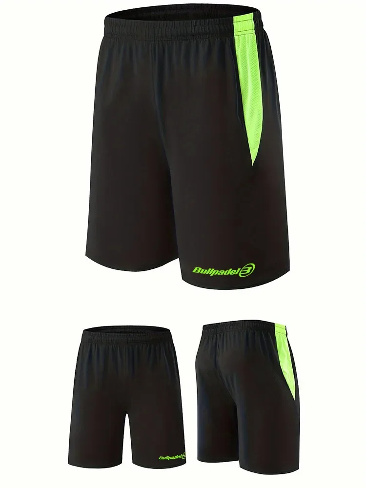 2024 Summer Men's comfortable breathable tennis shorts Men's casual outdoor sports pants Football badminton shorts