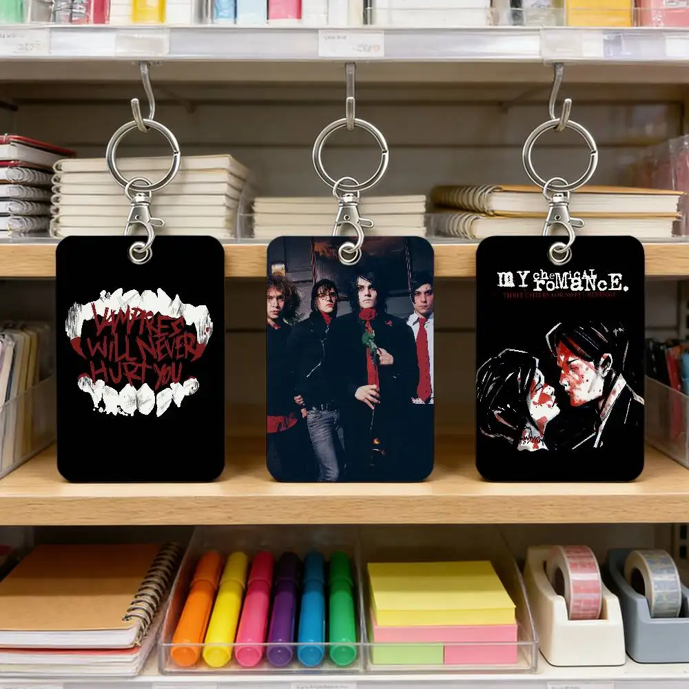 My C-Chemical R-Romance Band Card Holder Student Campus Card Protective Cover