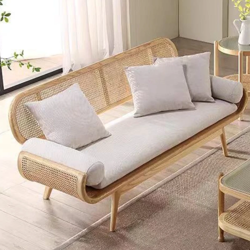 

French Cream Design Living Room Sofa Lazy Designer Leisure Bench Creative Sofa Aesthetic High Living Room Furniture Kanapa XYSFC