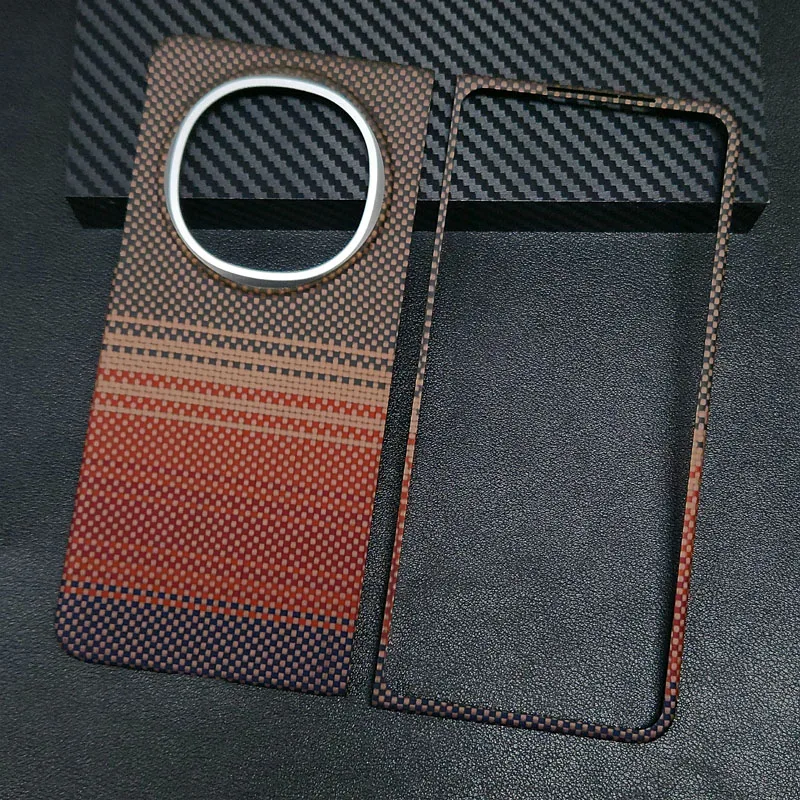 

Fashion Real Pure Carbon Fiber Cover For OPPO Find N5 Case Aramid Fiber Ultra Thin Phone Cover built-in Magnetic for Magsafe