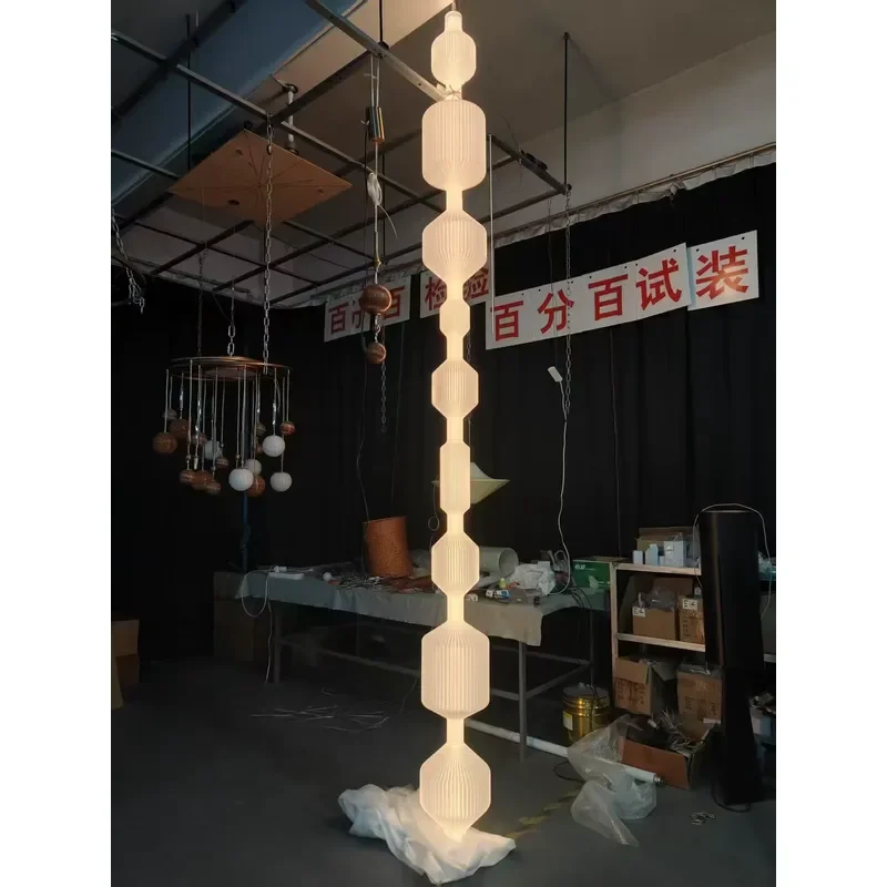 Custom 3D Texture Engraving Tempered Glass Partition Wall LED Floor Lamp Modern Decorative Screen for Hotel Lobby Villa