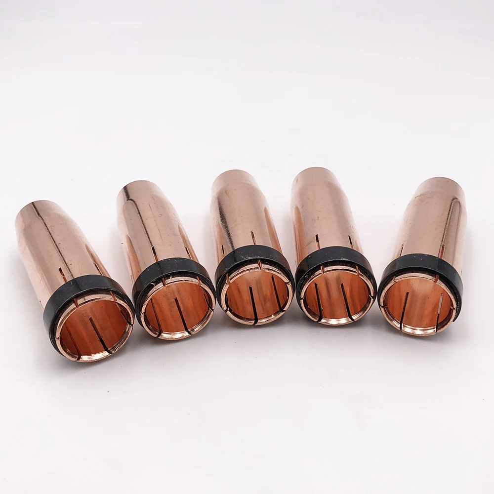 5pcs Mig Water Cooled Welding Torch Binzel Type MB 501D Consumables 145.0085 Nozzle Conical